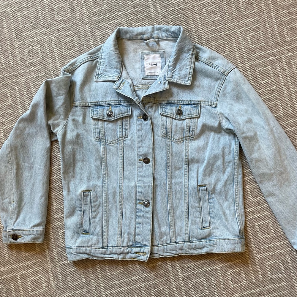 Subdued Light Wash Denim Jacket - US Size 6